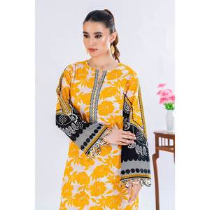 ชุดสูทผ้าลอนสีเหลืองแบบ 2 ชิ้นสำหรับผู้หญิง ไซส์พลัส XS-XL สวมใส่ได้ทั้งแบบลำลองและเป็นทางการ ระบายอากาศได้ดี มีซิป ความยาวระดับเข่า เหมาะสำหรับงานกลางวัน - Product Image 1