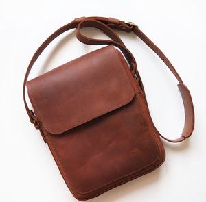 Leather Bag Crossbody Men's Crossbody Shoulder 10.5 Satchel Personalized <b>Gift</b> <b>for</b> <b>Her</b> LCS-0043 - Product Image 1