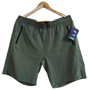 Short en maille Joggers 100% coton solide décontracté respirant écologique Fitness entraînement Gym séchage rapide taille élastique cordon de serrage - Product Image 6