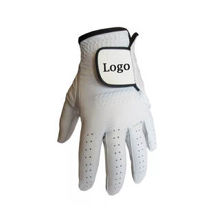 Gants de golf en cuir de mouton véritable sur mesure OEM Gants de golf en cuir de mouton véritable avec marque privée Vente en gros - Product Image 1