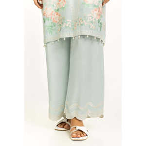 Traje Bordado Swiss Lawn Slub de 3 Piezas para Verano - IPSTD-44738 - Product Image 4