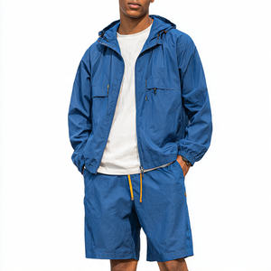 Traje Impermeable para Camping de Montaña, Chaqueta Cortavientos para Hombre, Conjunto de Pantalones Cortos Impermeables, Traje Cortavientos para Senderismo para Hombre - Product Image 6