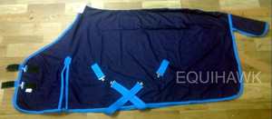 ALFOMBRA DE CABALLO DE VERANO PERSONALIZADA TELA DE ALGODÓN CON O SIN CUELLO O CAPUCHA CROSS SURCINGLE HORSE FABRICANTE DE LA INDIA - Product Image 6