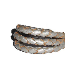 Longueur personnalisée étanche tressé à la main 4mm 4 plis cordons en cuir haute ténacité écologiques pour chaussures sacs bijoux vêtements maison - Product Image 1