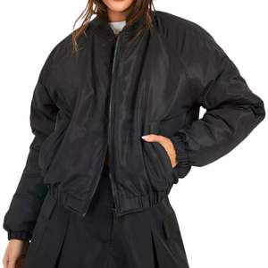 Peach Pink Women Regular Zip Bomber <b>Jacket</b> Outerwear <b>Ladies</b> Casual Fashion Coat Custom Logo <b>Lightweight</b> Spring Windproof - Product Image 5