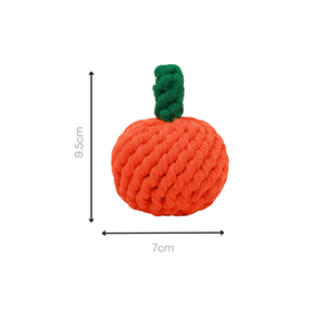 Giocattolo per Animali Domestici Fatto a Mano in Corda Arancione - Product Image 4
