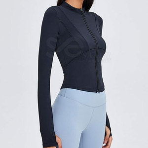 Chaquetas de Yoga para Mujer, Fabricadas en Pakistán, 100% Algodón, Secado Rápido, Corte Ajustado, Logotipo Frontal, para Invierno - Product Image 2