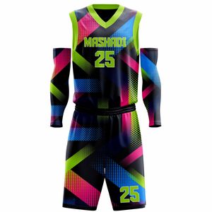 Uniformes de Baloncesto para Adultos de Talla Grande, Transpirables, Estampados por Sublimación en Varios Colores, Conjuntos de Uniformes de Baloncesto de Alta Calidad para Equipos de Clubes al por Mayor - Product Image 5