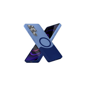 JoieCreatif Double Cover Luxury Silicone Protection for MagSafe Compatible Magnetic <b>Case</b> for Samsung for Galaxy S24 Ultra 14 - Product Image 4