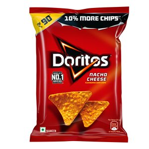 Croustilles tortilla aromatisées au fromage Nacho Doritos, 198.4g, exportateur, vente en gros - Product Image 1
