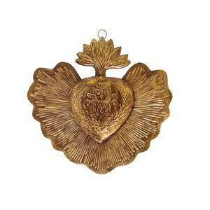 กล่องโลหะตกแต่งรูปหัวใจศักดิ์สิทธิ์สีทองรูปหัวใจศักดิ์สิทธิ์สำหรับตกแต่งบ้านโบสถ์ของขวัญและของตกแต่งคาทอลิก - Product Image 2