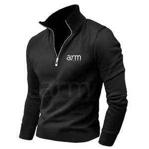 Haut à demi-fermeture éclair pour hommes, pull d'entraînement léger à séchage rapide pour la course à pied et le fitness, haut à demi-fermeture éclair - Product Image 1