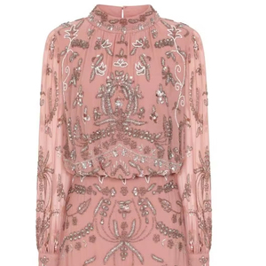 Estilo de hadas Vestido de manga caliente y sexy Lentejuelas de noche para la cena y el Club Vestido largo Vintage para damas Fiesta elegante - Product Image 1