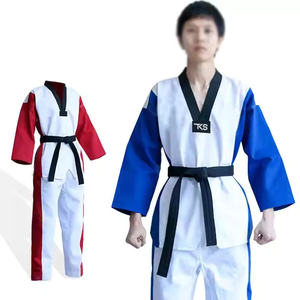 2025 Arts martiaux Taekwondo uniforme col en v adulte Taekwondo maître uniforme à vendre meilleure qualité Jiu Jitsu Kimono costume - Product Image 5