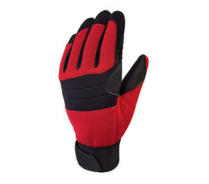 Guantes de Protección para Trabajos con Cuerdas y Rappel, para Uso Industrial, Táctico y de Rescate, Diseño de Palma de Cuero Resistente - Product Image 3