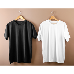 Impresión de calidad personalizada Diseño de hombro caído de gran tamaño para hombres Nuevo estilo formal 100% Camiseta de algodón Camiseta en blanco - Product Image 5