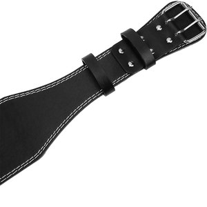 Cinturón de Levantamiento de Pesas de Cuero de Vaca para Gimnasio, Soporte de Espalda, Diseño Personalizado, Novedad - Product Image 5