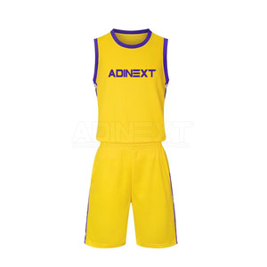 Ropa de baloncesto de diseño único más vendida, conjuntos de uniformes de tela suave y transpirable de talla grande a la venta - Product Image 1