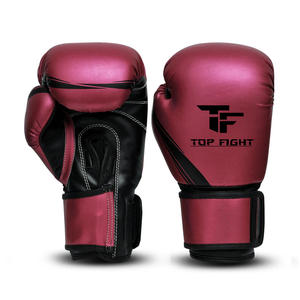 Guantes de boxeo con cordones ganadores de buena calidad, guantes de boxeo de entrenamiento de competición para adultos de piel de vaca ganadora con logotipo personalizado - Product Image 3
