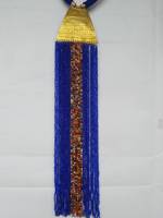 Kerajinan Sulaman Antik Buatan Tangan Desain Bunga Berhias Manik-Manik Warna Sesuai Pesanan Set Perhiasan Kalung Choker