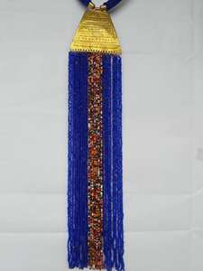 Flor hecha a mano diseñada semilla con cuentas joyería collar conjuntos flor gargantilla collar joyería de moda directa de la India - Product Image 6