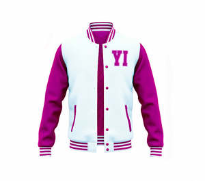 Chaqueta universitaria de béisbol con mangas de cuero y bordado personalizado de fabricante ODM para hombre - Product Image 3