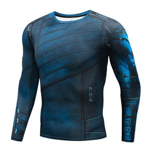 Camisetas de Compresión para Hombre al por Mayor, Deportivas, para Correr, Fitness, Gimnasio, Protección contra Rozaduras, Secado Rápido, Elásticas, Capa Base para Entrenamiento - Product Image 6