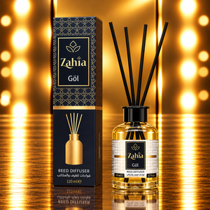 น้ำหอมปรับอากาศ ZAHIA GL Luxury ปราศจากพาราเบน ขนาด 110 มล. กลิ่นหอมติดทนนาน พร้อมก้านไม้หอมในขวดแก้ว - Product Image 1
