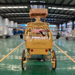 <span class=keywords><strong>Precio</strong></span> de fábrica Batería eléctrica Cenicienta Calabaza <span class=keywords><strong>Boda</strong></span> Carruaje de caballos Royal Horse Carriage - Product Image 3