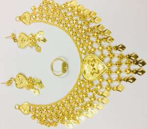 2024 Comoras Vintage Fashion 24K Gold Plated Copper Jewelry Set Colección del fabricante India Daily Life Incluye 24K Gold - Product Image 2