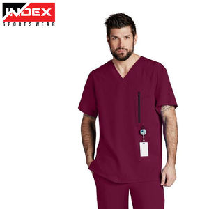 Cómodo uniforme de Hospital enfermera belleza salón Dental ropa de trabajo logotipo personalizado uniforme médico Scrubs Set para hombres mujeres - Product Image 4