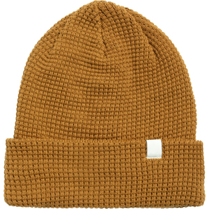 Unisex Skull Ski Beanie <b>Cap</b> with Woven Patch Logo Wholesale Custom <b>Winter</b> Waffle Knit Beanies <b>for</b> <b>Men</b> Women Cuffed Beanie Hat - Product Image 2