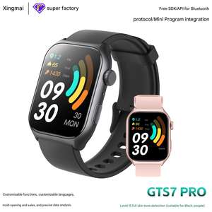 Reloj Inteligente GTS7pro Android con Caja de Metal, Monitor de Frecuencia Cardíaca y Oxígeno en Sangre, Reloj Deportivo con Detección de Tono de Piel, Pantalla OLED - Product Image 1