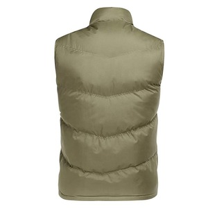 Wholesale Bulk Men's Stylish Casual Polyester Puffer Vest Custom Logo Warm Winter Layer with <b>Zipper</b> Closure <b>For</b> <b>Sale</b> - Product Image 6