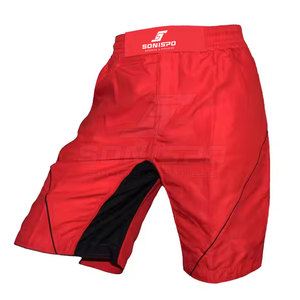 OEM Services Reasonable Price Custom Design Latest Style MMA <b>Shorts</b> 100% Polyester Breathable Quick Dry Light Weight Low MOQ <b>Men</b> - Product Image 2