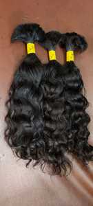 Cabello Humano Remy Indio de Primera Calidad, Cabello Virgen a Granel para Tejido de Cabello - Product Image 6