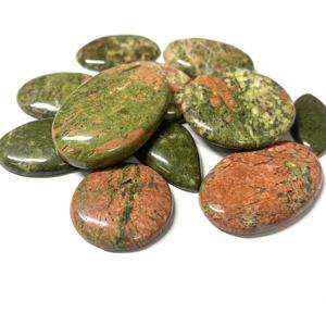 Piedras Preciosas Sueltas de Unakita, Calidad AAAAA, Multicolores, Forma de Pera, Certificadas por IGI, Tamaños de 9mm a 14mm, Naturales, Personalizables para Joyería - Product Image 2