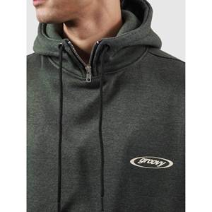 ชุดเสื้อฮู้ดดี้และเสื้อสเวตเชิ้ตสีเขียวเฮเธอร์สำหรับผู้ชาย พรีเมียม ยูทิลิตี้ ท็อป - Product Image 2