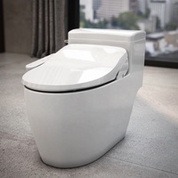 Siège de bidet électronique TREVI ALB-R3600, style moderne, design ergonomique, buse antibactérienne, lavage féminin, siège de toilette télécommandé