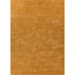 Alfombra Azalea Gold de Lana y Seda de Bambú Anudada a Mano, 10 mm de Grosor, Patrón Geométrico Abstracto, Rectangular, para Pasillo, Uso Doméstico - AIWB-3059 - Product Image 1