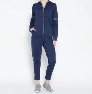 ชุดวอร์มออกกำลังกาย2ชิ้นแบบสวมหัวสำหรับผู้หญิงชุดวอร์มใส่วิ่งโลโก้ออกแบบได้ตามต้องการ - Product Image 2