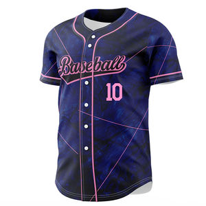 Fabriqué en usine 2025 coupe régulière prix raisonnables maillot de baseball vêtements de sport prix de gros maillot de baseball desservi par les OEM - Product Image 3