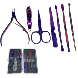 Acheter Premium Travel Friendly Black Case Manucure Pédicure Set Kit de toilettage des ongles en acier inoxydable de haute qualité - Product Image 3