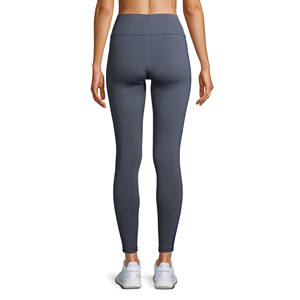 Mallas transpirables de secado rápido y comodidad suave de cintura alta para mujer, pantalones de Yoga personalizados para niñas, mallas deportivas con Logo de Trasero fruncido elástico - Product Image 2