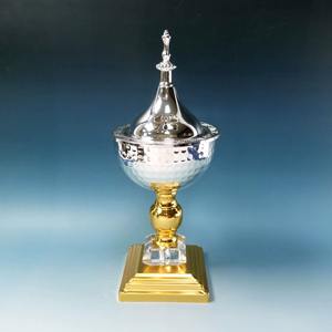 Encens indien en gros, écologique, brûleur d'encens en métal avec poignée pour la décoration de la maison et des hôtels - Product Image 3