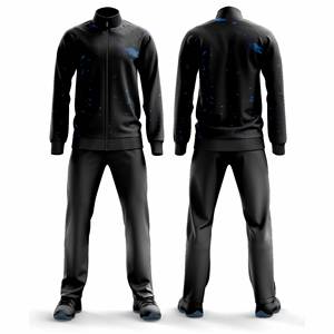Custom <b>Slim</b> <b>Fit</b> Sports Tracksuit <b>Jacket</b> and Trouser <b>Men</b> Women Youth Teamwear Training Suit - Product Image 5