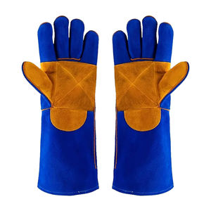 Guantes de Seguridad para Jardinería al Aire Libre, de Cuero Vacuno, Resistentes a Altas Temperaturas, Aislantes, con Muñeca Ajustable - Product Image 1