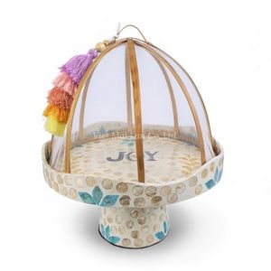 Soporte para Comida de Nácar, Artesanía Hecha a Mano para Exhibición de Alimentos y Vajilla de Servir, Procedente de Vietnam - Product Image 2