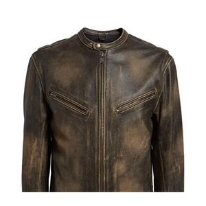 High Quality Genuine Leather Bomber <b>Jacket</b> Latest Fashion Streetwear for <b>Men</b> Stylish Motorcycle Letter Waterproof Windproof - Product Image 6