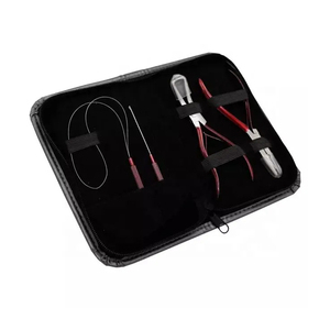 Kit d'outils d'extension de cheveux en salon vente en gros meilleurs ensembles de pinces de fabricant d'instruments chirurgicaux avec étui de luxe - Product Image 2